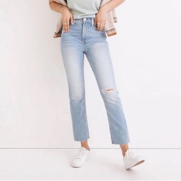 Madewell Denim - Madewell The Perfect Vintage Jean Magic Pockets High Rise Distressed Size 23
